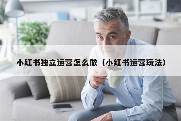 小红书独立运营怎么做（小红书运营玩法）