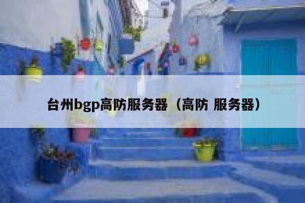 台州bgp高防服务器（高防 服务器）